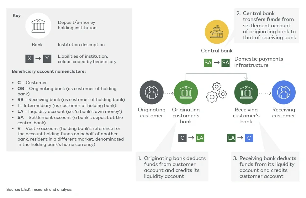 Domestic payments model